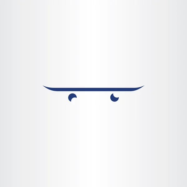 Skateboard icon logo vector symbol design — Stock Vector
