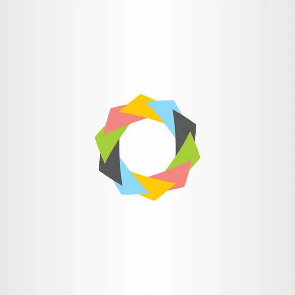 Abstrait tech symbole d'entreprise icône signe vectoriel — Image vectorielle