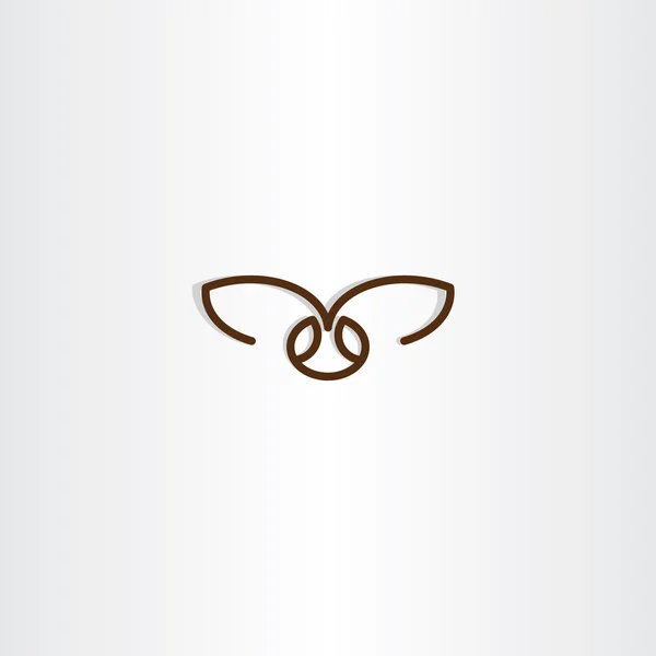 Símbolo de ícone de vetor de insetos mosca — Vetor de Stock