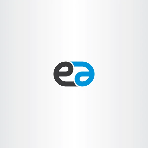 Logo letter e en een combinatie pictogram vector — Stockvector