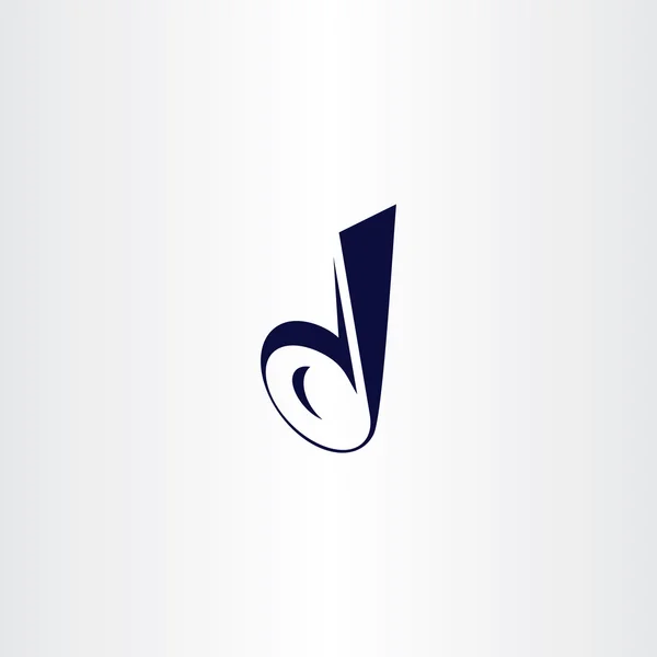 Logotipo letra d ícone símbolo vetor sinal estilizado design —  Vetores de Stock