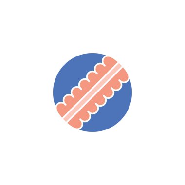 bağırsak simgesi logo vektör tasarımı 