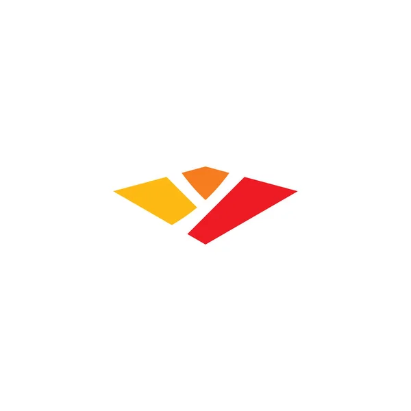 Logo Letter Geometrische Logotype Vector Ontwerp — Stockvector