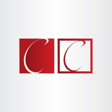 mektup c simgeleri simge tasarım karakter