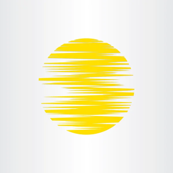 Słońce stylizowane streszczenie energia ikona alternatywnych źródeł energii tło — Wektor stockowy