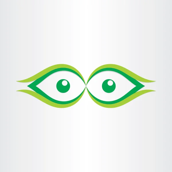 Human eyes stylized icon — Stock Vector
