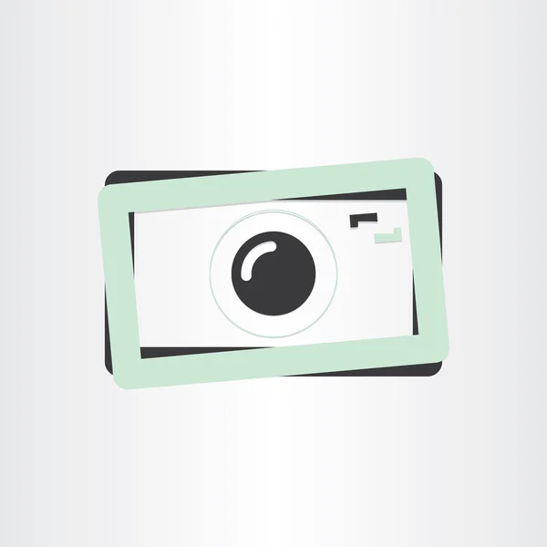 Digitální fotoaparát fotografie ikona — Stockový vektor
