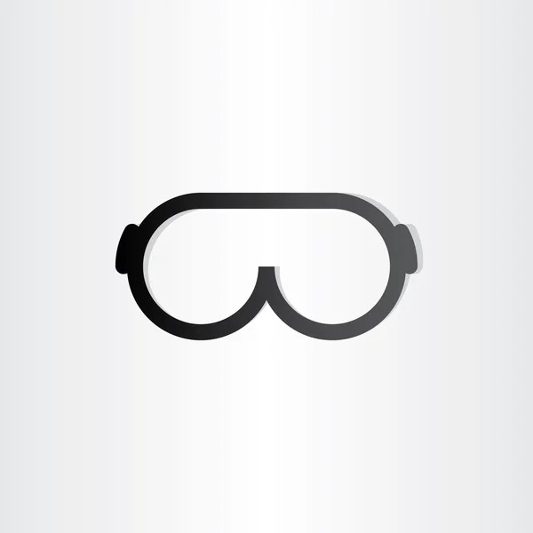 Glasögon line icon designelement — Stock vektor