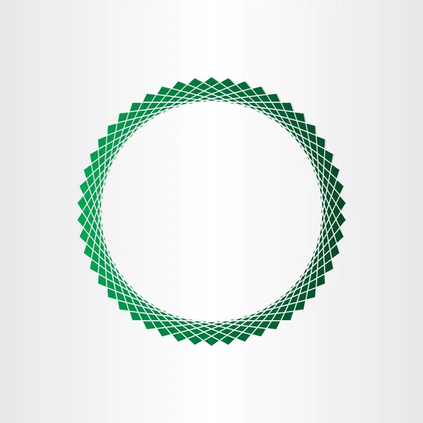 Grüne Halbtöne Kreis Hintergrund — Stockvektor