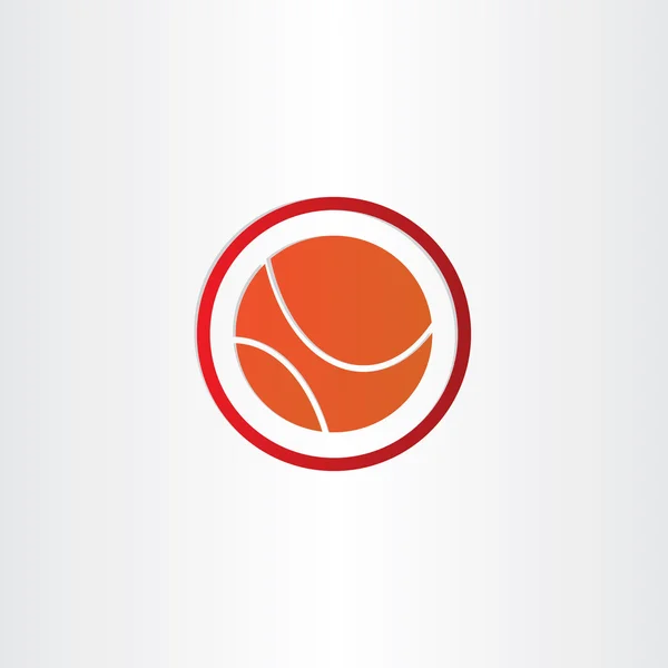 Koszykówka streszczenie symbol projektu — Wektor stockowy
