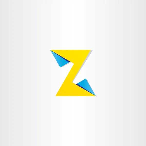 Γράμμα z πρότυπο αφηρημένη λογότυπο — Διανυσματικό Αρχείο