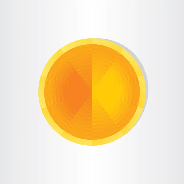 オレンジ ターゲット抽象的な背景 — ストックベクタ