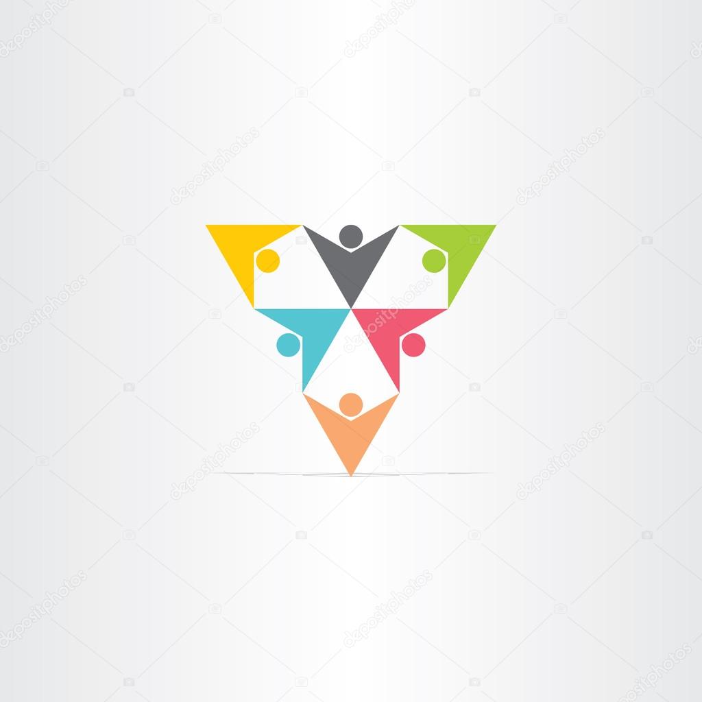 Strong man people holding party icon design
