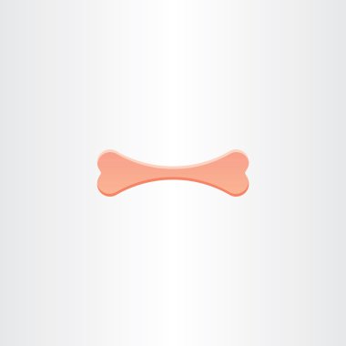 köpek kemik vektör simgesi tasarım