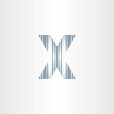 çizik mektup simgesi x