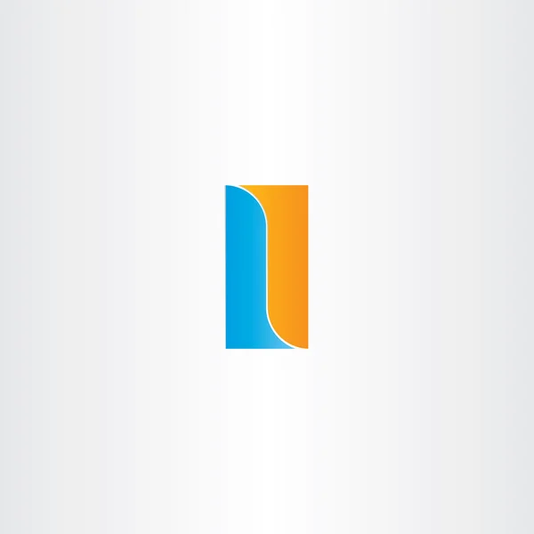 Podwójne litery l projektowanie logo — Wektor stockowy