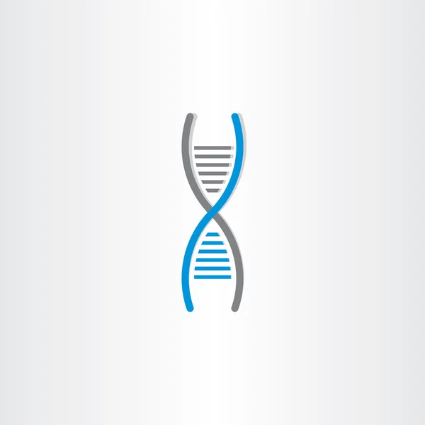 DNA Vektoru symbol deoxyribonukleové kyseliny ikona — Stockový vektor