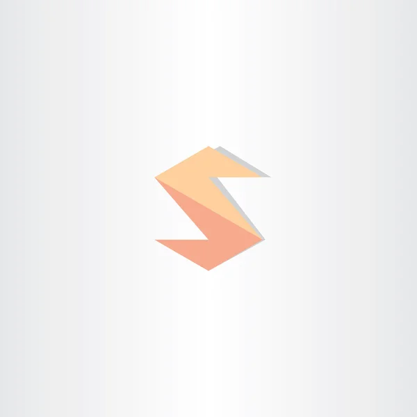 Mektup s vektör logo simge tasarım — Stok Vektör