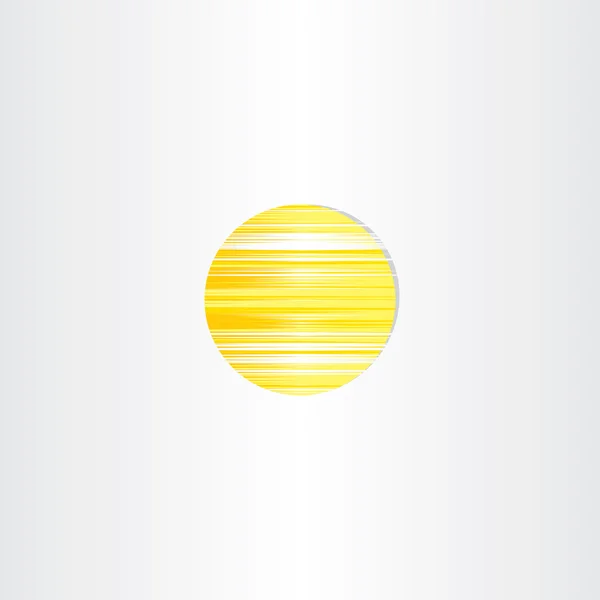 Zon pictogram abstracte energie symbool — Stockvector