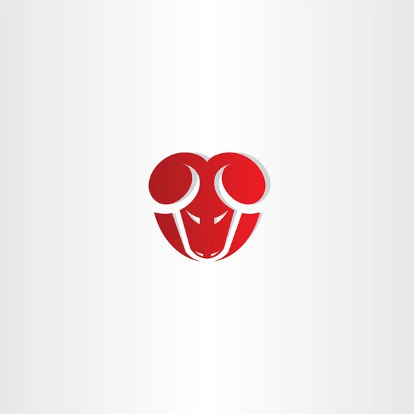 Icona rossa stilizzata del vettore ram — Vettoriale Stock