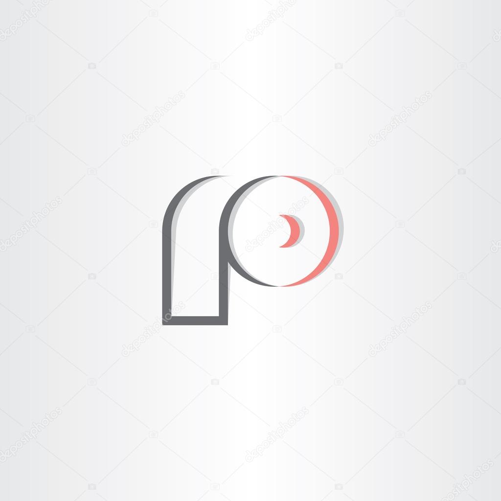 Toilet paper production logo design roll