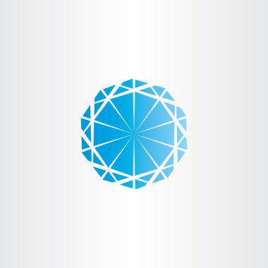 mavi elmas vektör simgesi