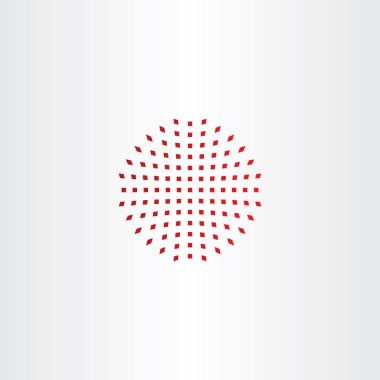 kırmızı noktalı resim tasarım öğesi simgesi