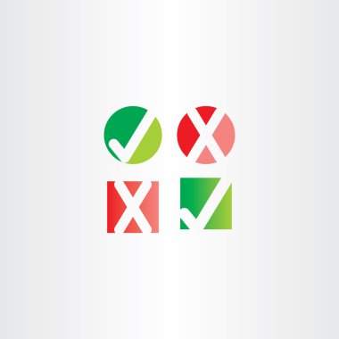 Evet ve Hayır onay işareti koymak