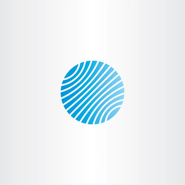 Iş logo mavi küre vektör — Stok Vektör