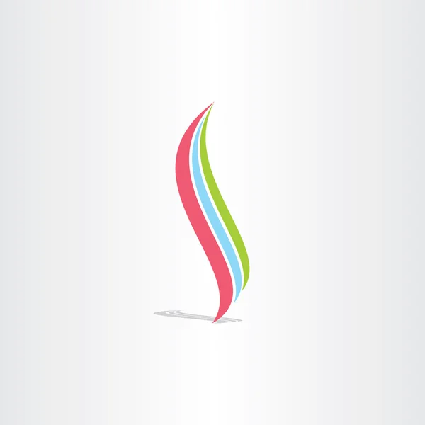 Logotipo ícone colotful coluna saudável —  Vetores de Stock