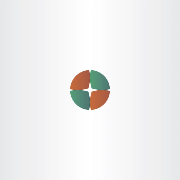 Brújula círculo logo camping vector — Archivo Imágenes Vectoriales