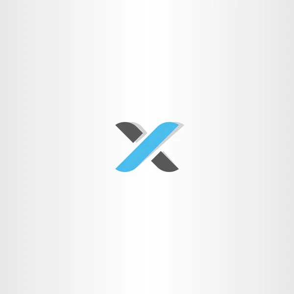 Logotype letter x vector logo icon — Stock Vector