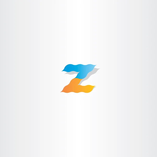 Z logo lettre z icône vecteur — Image vectorielle