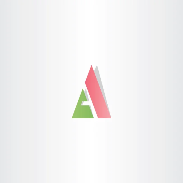 Ícone da letra A. Logotipo Smart tecnologia, computador e 