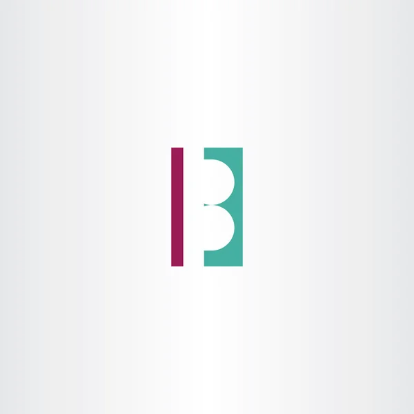 B letra logotipo b elemento de design vetorial —  Vetores de Stock
