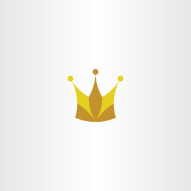 kral taç logo vektör simgesi simgesi