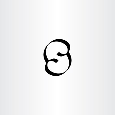 mektup s hat vektör simge logosu