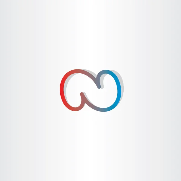 N 手紙 n ロゴのベクトルのアイコン — ストックベクタ