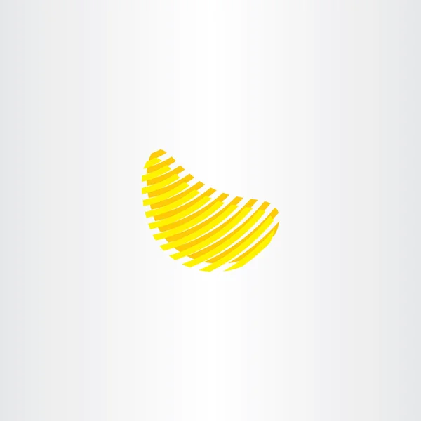 Patates cipsi vektör logo simge — Stok Vektör