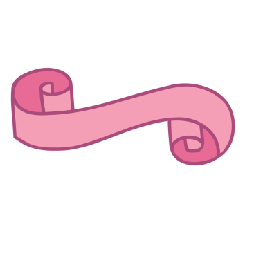 Etiket Romantik Pembe Kurdele SancağıName