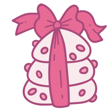 Cookies with Pink Bow