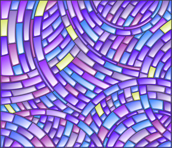 Abstrakter Mosaikhintergrund aus farbigen Fliesen auf dunklem Hintergrund — Stockvektor