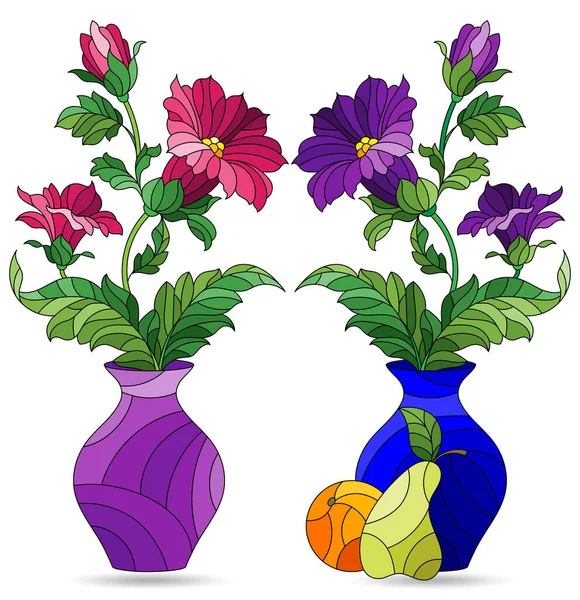 Stained Glass Vases Stock Vectors Royalty Free Stained Glass Vases Illustrations Depositphotos