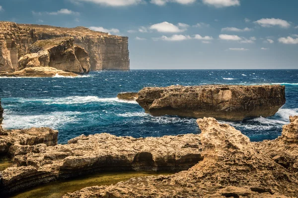 Cliffs at mavi pencere, Gozo, Malta