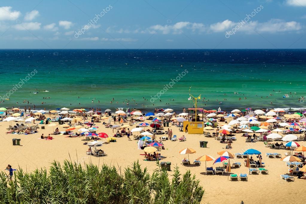 Golden Bay beach, Malta — Stock Photo © Olleke 84023028