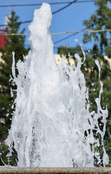 Graphic Resource Photo Movement Water Mixing Air Fountain — Stock Photo, Image