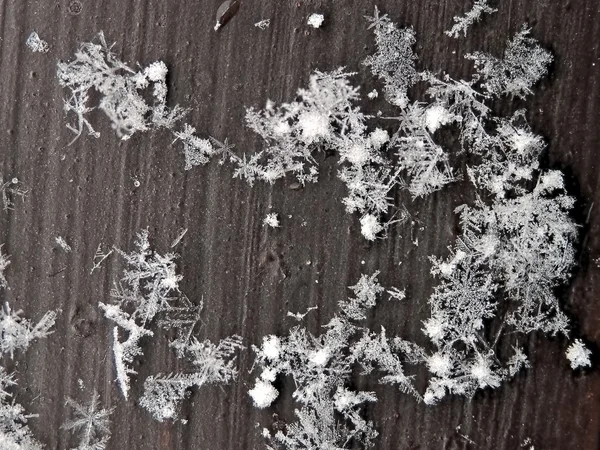 雪と氷のマクロ構造. — ストック写真