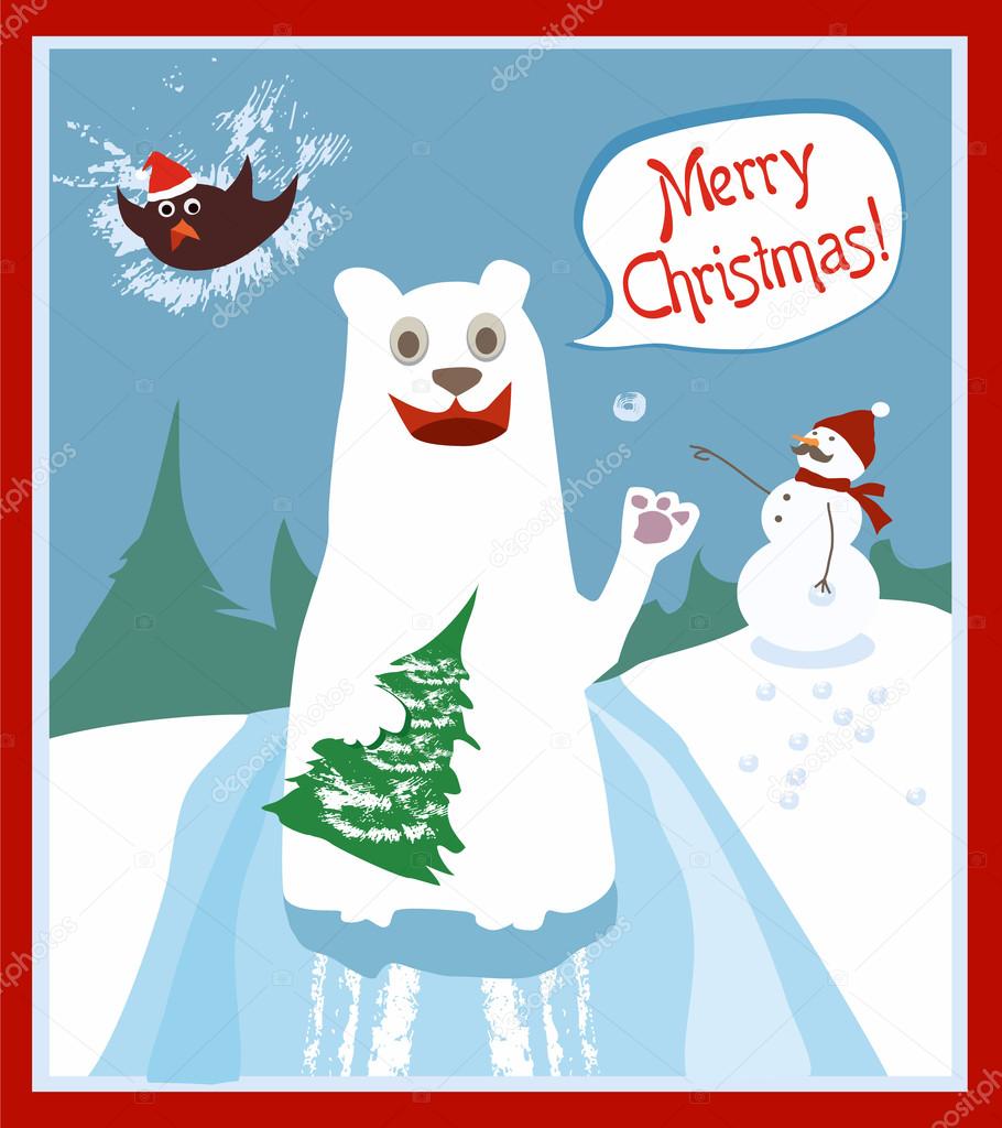 Åšmieszne zwierzÄ™ta baÅ‚wana i WesoÅ‚ych ÅšwiÄ…t BoÅ¼ego Narodzenia teksty Merry Christmas Xmas