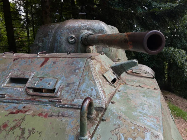 Ancien Char Armée Dans Zone Monument Commémoratif Révolution Seconde Guerre — Photo