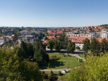 Eski Gradacac şatosundan Gradacac kasabası manzarası